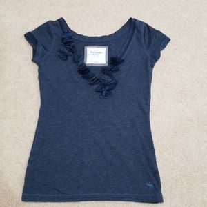 Abercrombie & Fitch Flower Embellished Shirt